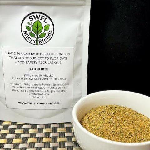 Gator Bite: Cabbage Microgreen Jalapeno Seasoning Blend