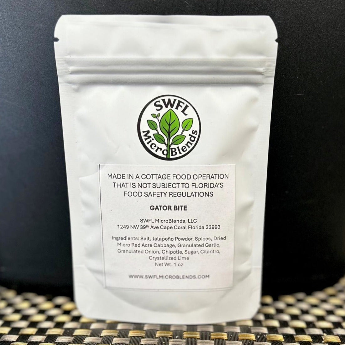Gator Bite: Microgreen Jalapeno Seasoning Blend