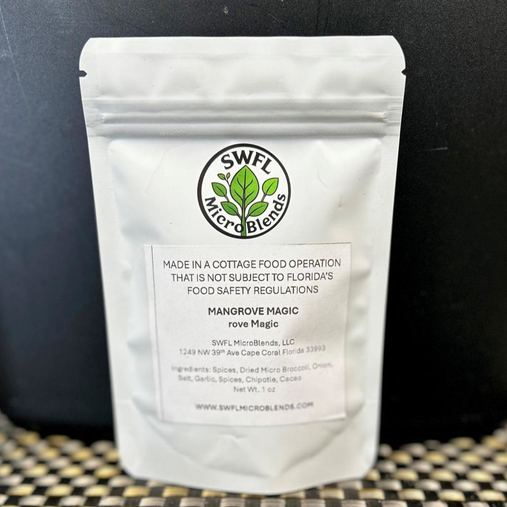 Mangrove Magic: Broccoli Microgreen Earthy Seasoning Blend