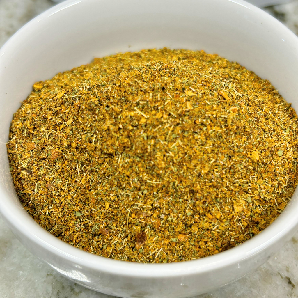 Rum Runner 6: Arugula Microgreen Seasoning Blend with a delayed heat