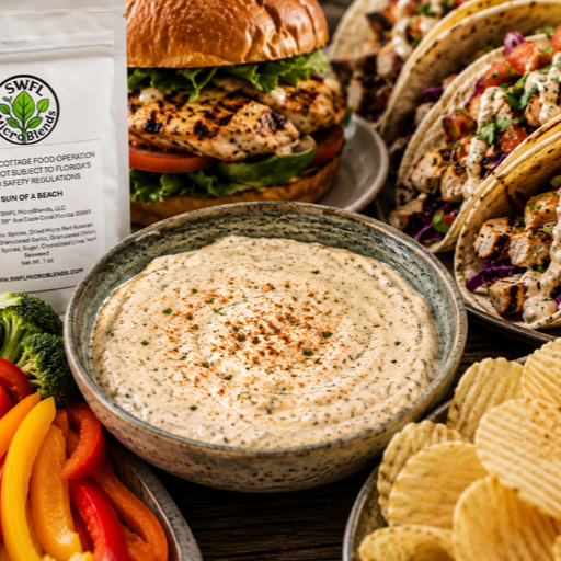 Sun of a Beach: Red Russian Kale Microgreen Habanero Seasoning Blend